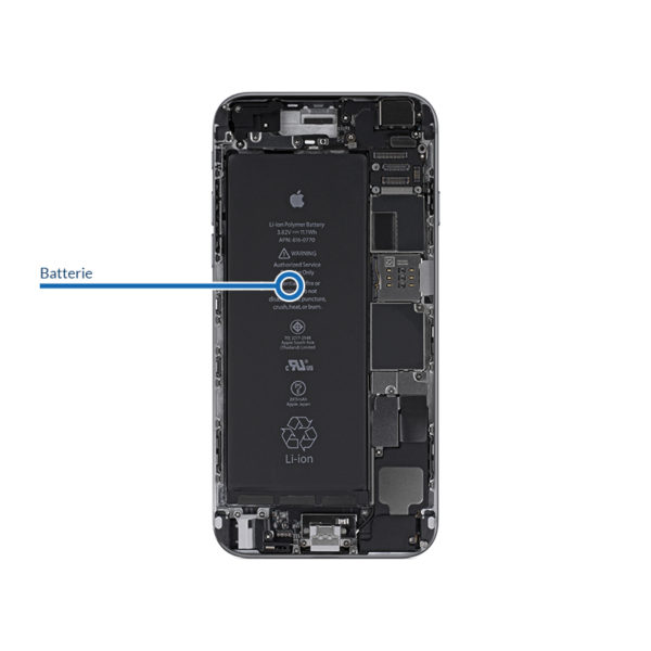 battery i6 600x600 - Réparation batterie pour iPhone 6