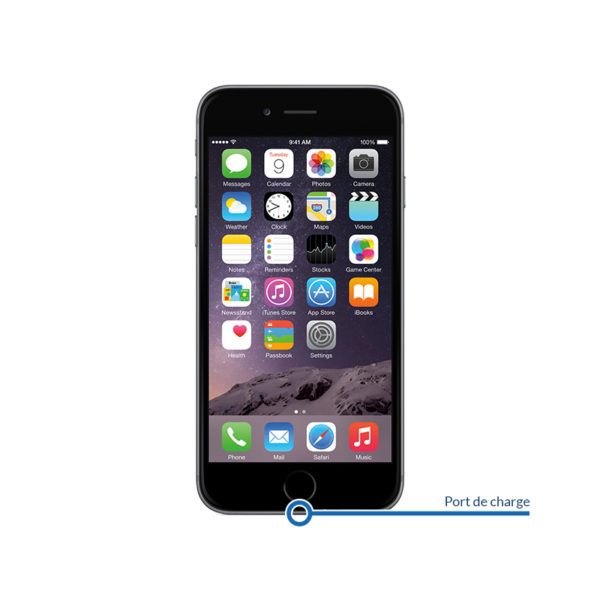 dock i6 600x600 - Réparation port de charge / Lightning pour iPhone 6