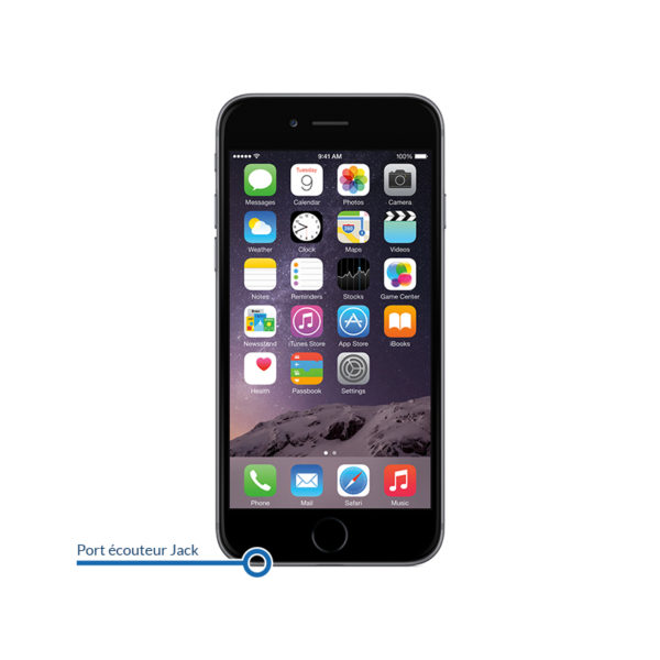 jack i6 600x600 - Réparation port jack / casque pour iPhone 6
