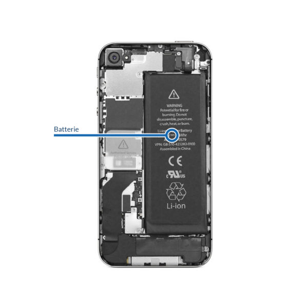 battery 4s 600x600 - Remplacement batterie pour iPhone 4S