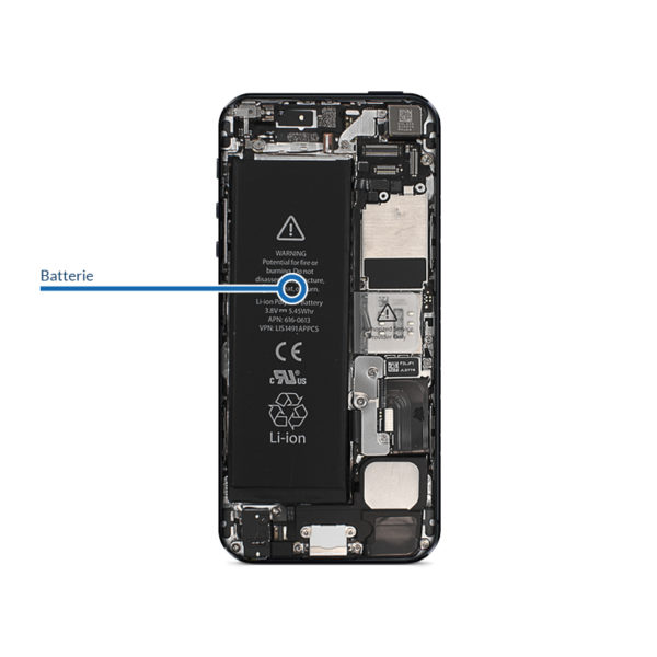 battery 5 600x600 - Remplacement batterie pour iPhone 5