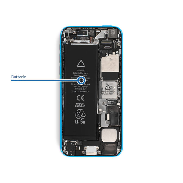 battery 5c 1 600x600 - Réparation batterie pour iPhone 5C