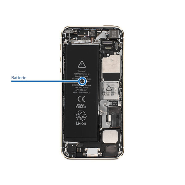 battery 5s 600x600 - Remplacement batterie pour iPhone 5S