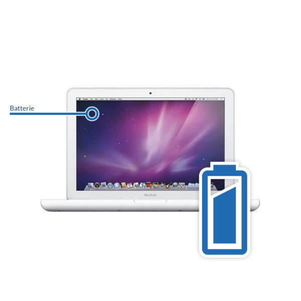 battery a1342 600x600 - Remplacement batterie pour Macbook Pro