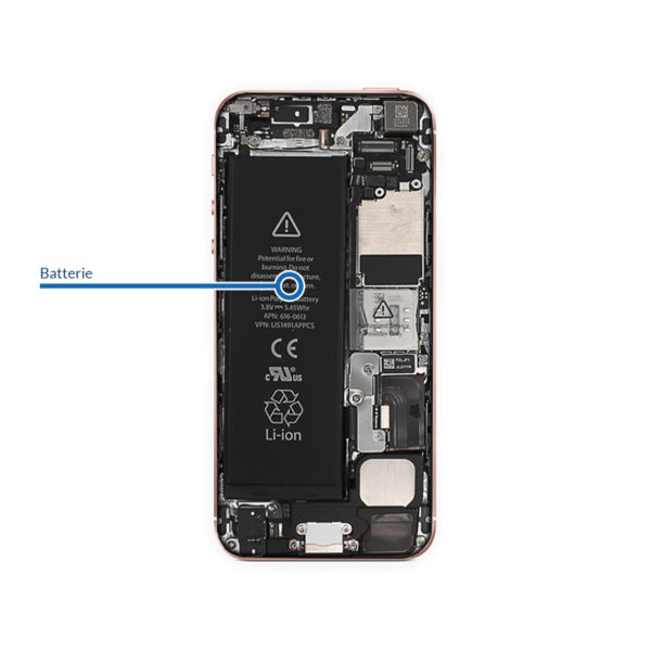 battery se 600x600 - Remplacement batterie pour iPhone SE