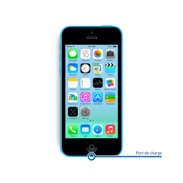 dock 5c 600x600 - Réparation port de charge / Lightning pour iPhone 5C