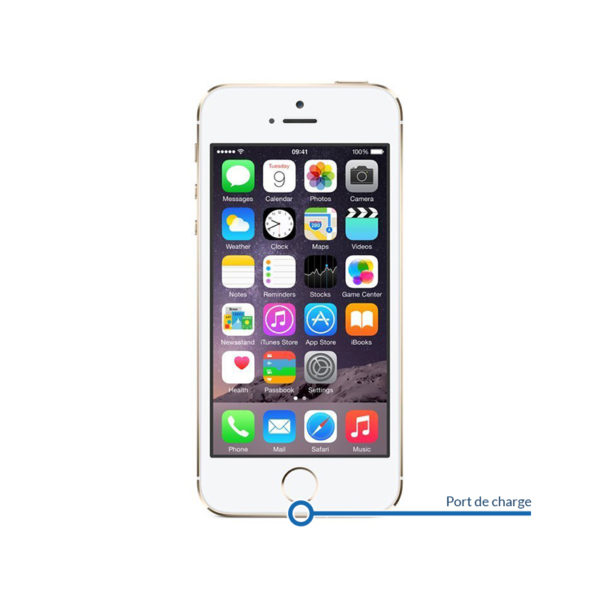 dock 5s 600x600 - Réparation port de charge / Lightning pour iPhone 5S