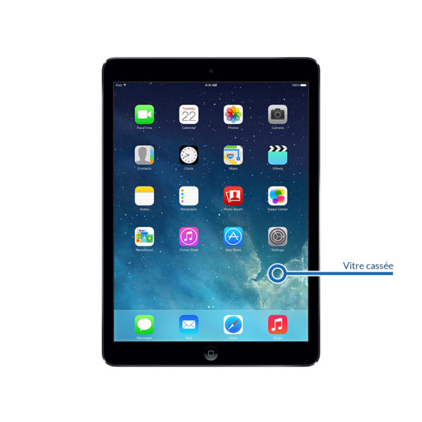 glass ipadair1 600x600 - Remplacement vitre tactile pour iPad Air