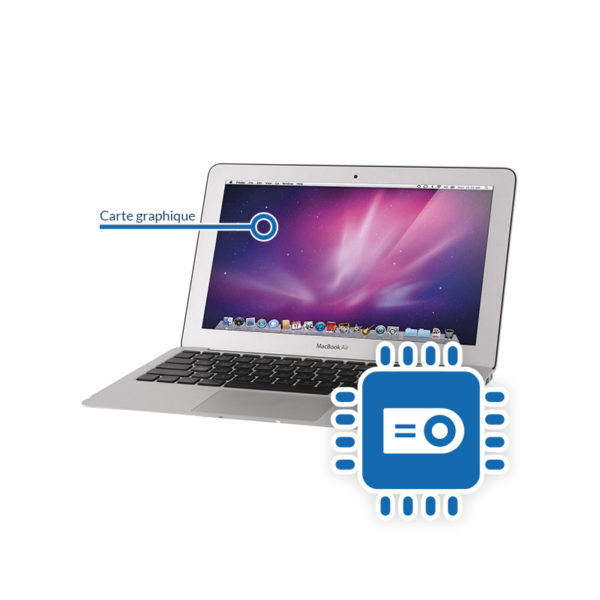 gpu a1370 600x600 - Réparation GPU / carte ou puce graphique pour Macbook Air