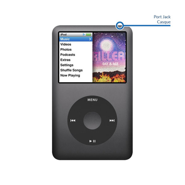 jack ipod 600x600 - Réparation port Jack/casque pour iPod Classic