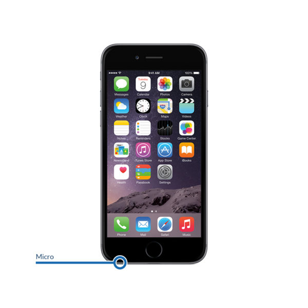 micro i6 600x600 - Remplacement micro pour iPhone 6 Plus
