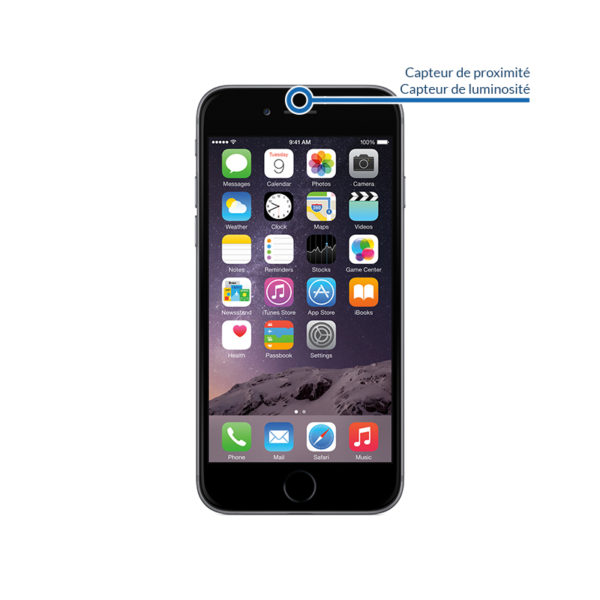 proxi i6 600x600 - Remplacement capteur de proximité / luminosité pour iPhone 6 Plus