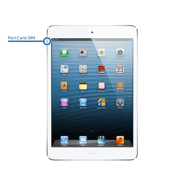 sim ipadmini1 600x600 - Réparation port carte SIM pour iPad Mini