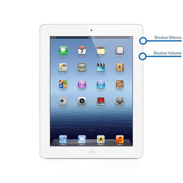 volume ipad3 600x600 - Réparation bouton Volume/Silence pour iPad 3