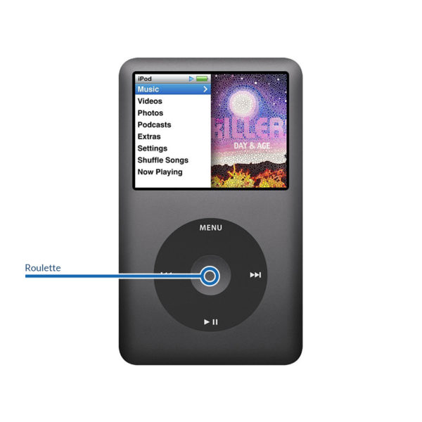 wheel ipod 600x600 - Réparation roulette cliquable pour iPod Classic