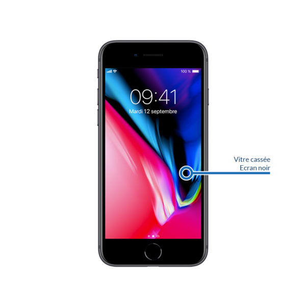 i8 screen 600x600 - Remplacement écran LCD et vitre tactile pour iPhone 8