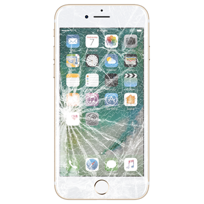 iphone 7 ecran cassé vitre tactile brisé dépannage