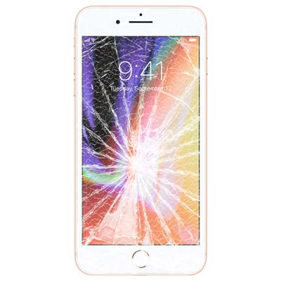 iphone 8 ecran vitre cassée brisée tactile réparation